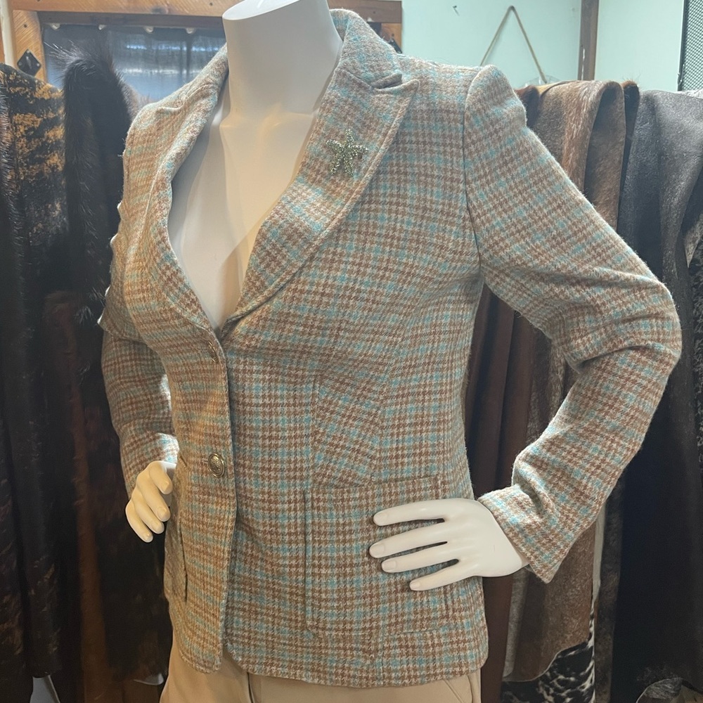 Talbots Blazer with Brooch